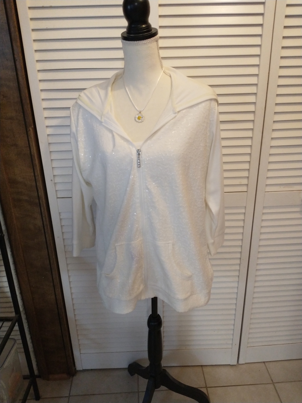 Quaker Factory Embellished Woman's Hoodie